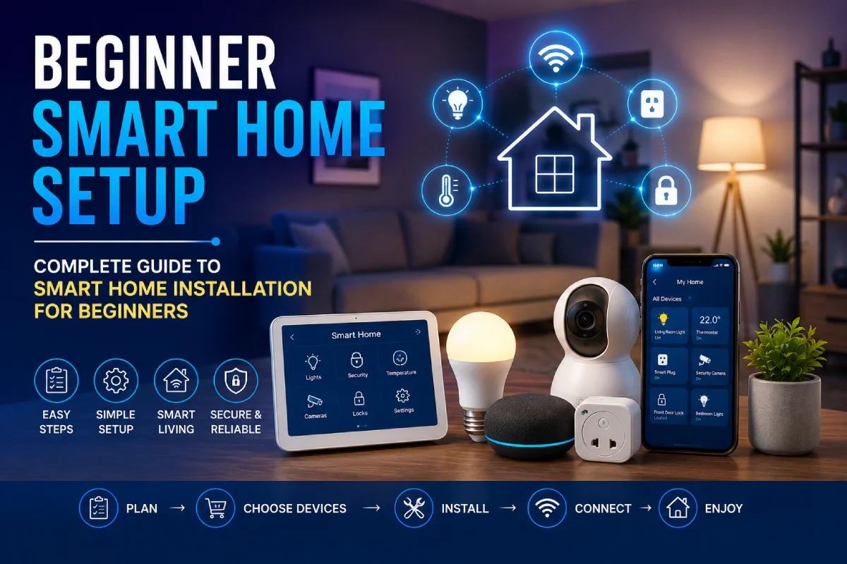 Beginner Smart Home Setup_ complete guide to smart home installation for beginners