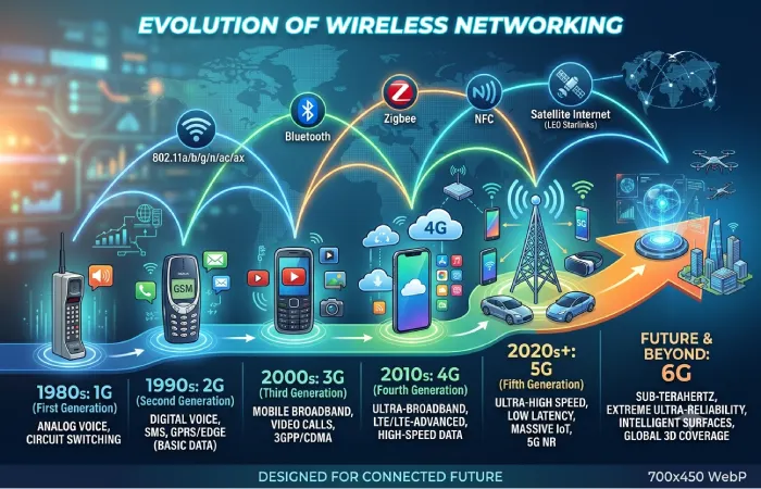 Evolution of Wireless Networking
