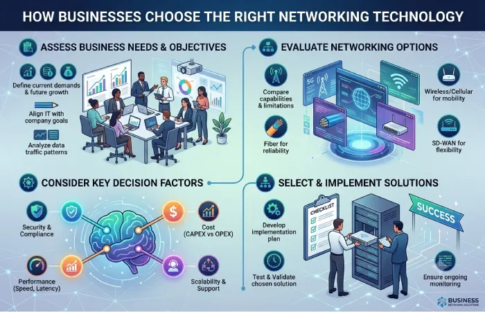 How Businesses Choose the Right Networking Technology
