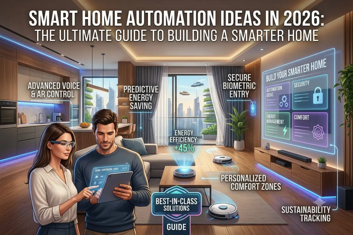 Smart Home Automation Ideas in 2026: The Ultimate Guide to Building a Smarter Home