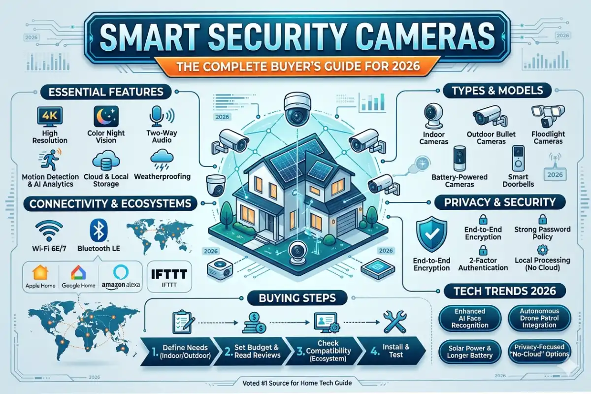 Smart Security Cameras: The Complete Buyer's Guide for 2026