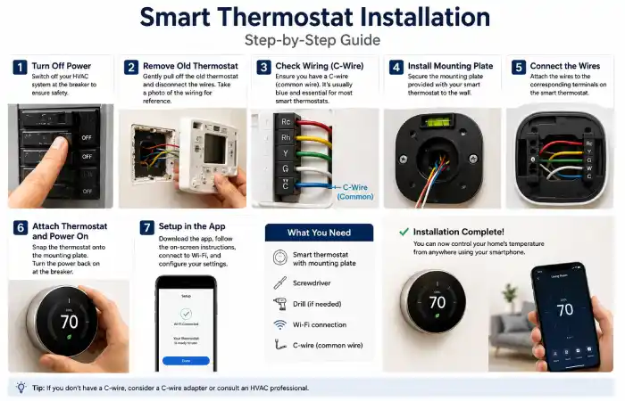 Smart Thermostat Installation