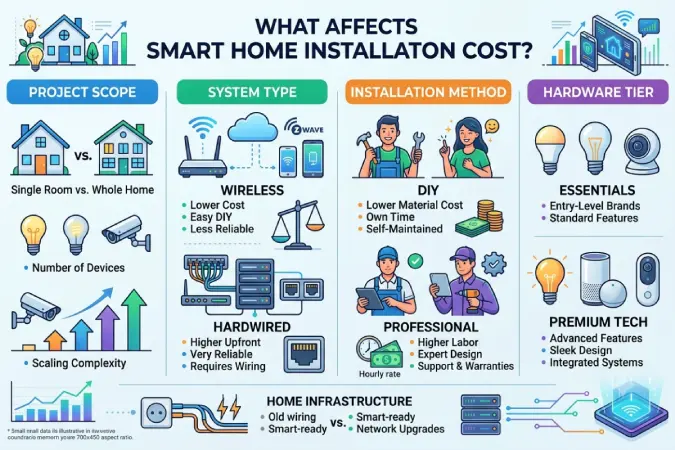 What Affects Smart Home Installation Cost