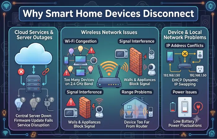 Why Smart Home Devices Disconnect