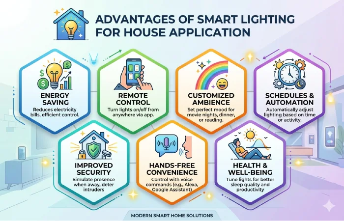 Advantages of Smart Lighting for House Application