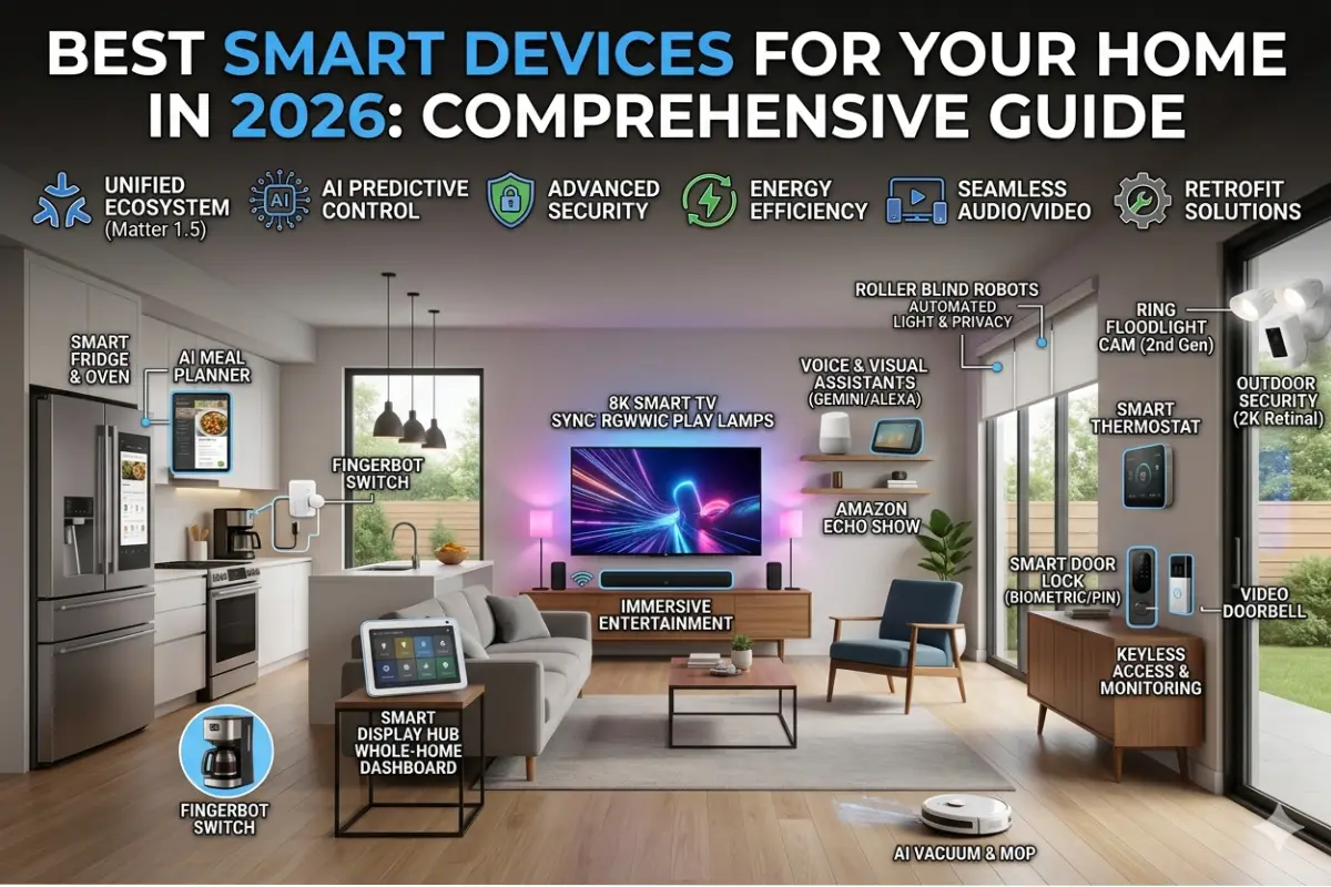 Best Smart Devices for Your Home in 2026: Comprehensive Guide