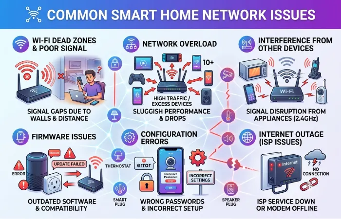 Common Smart Home Network Issues