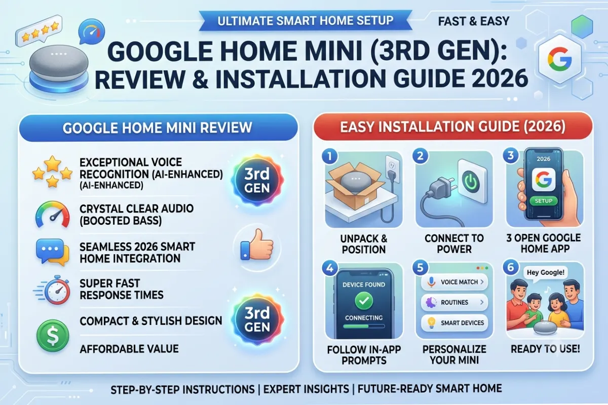 Google Home Mini Review & Installation Guide for 2026