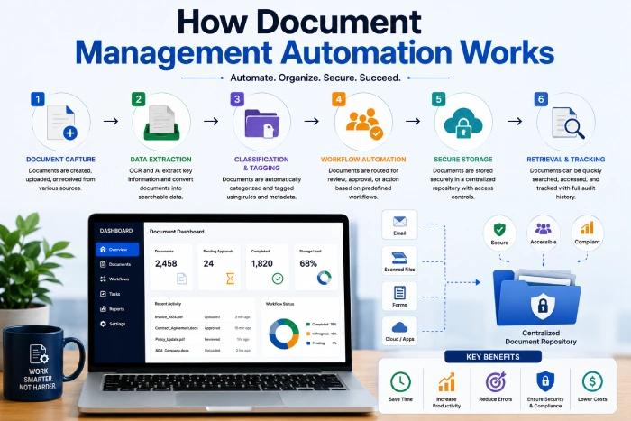 how document management automation works