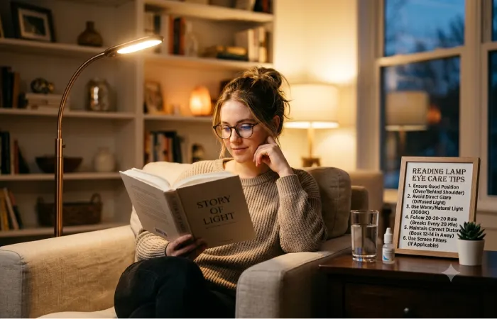 Reading Lamp Eye Care Tips