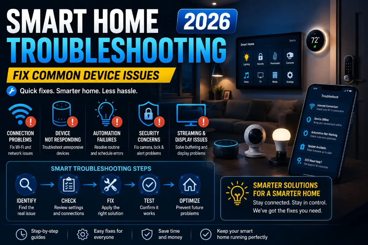 smart home troubleshooting 2026 fix common device issues
