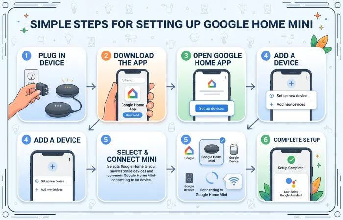Steps for Setting Up Google Home Mini