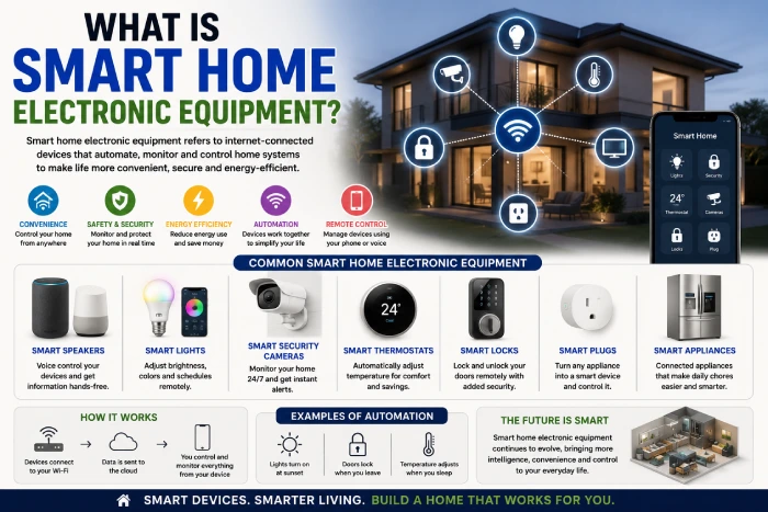 what is smart home electronic equipment
