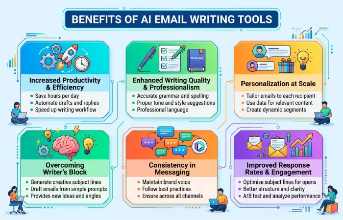 benefits of ai email writing tools