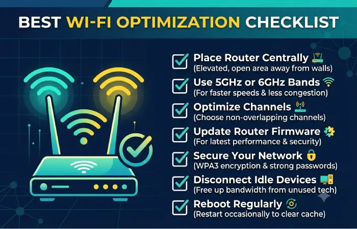 best wiFi optimization checklist