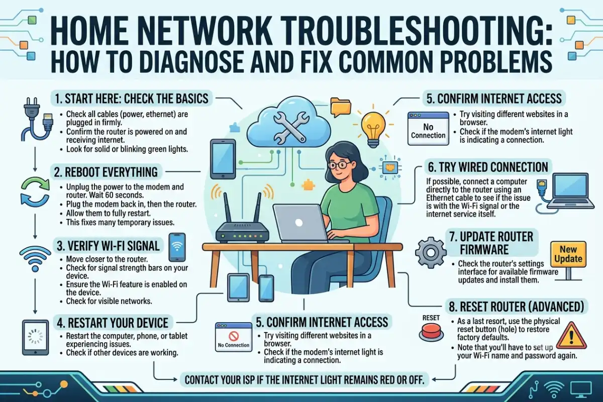 home network troubleshooting
