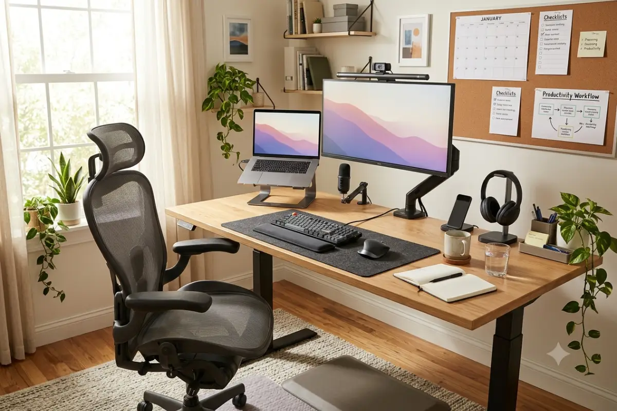 home office setup for remote work