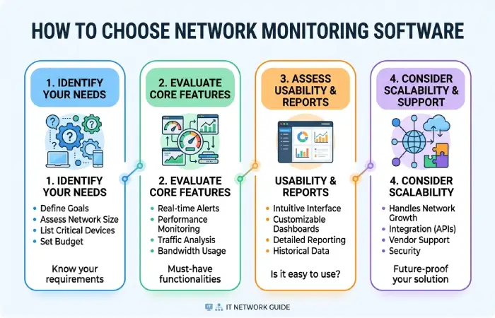 how to choose network monitoring software