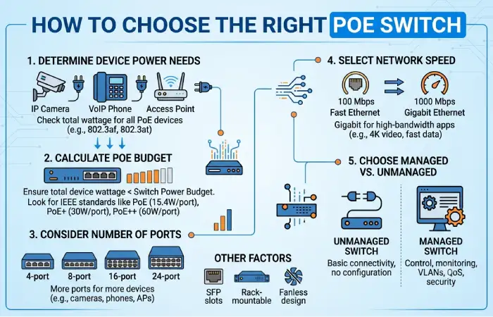 how to choose the right poe switch
