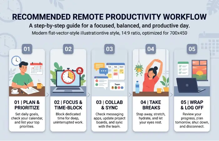 recommended remote productivity workflow