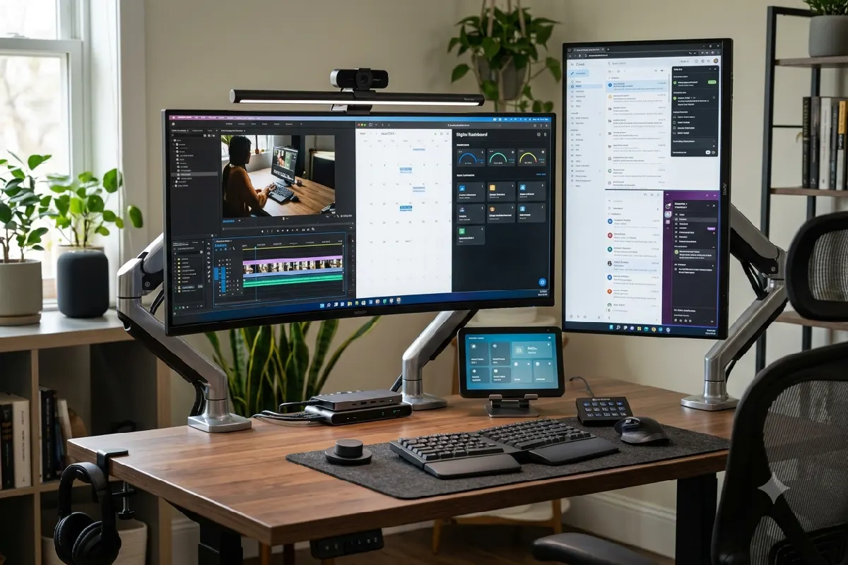 smart monitors and display accessories