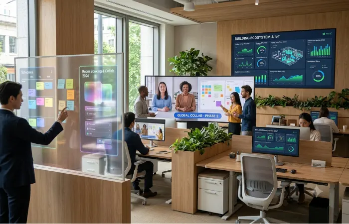 smart office display trends