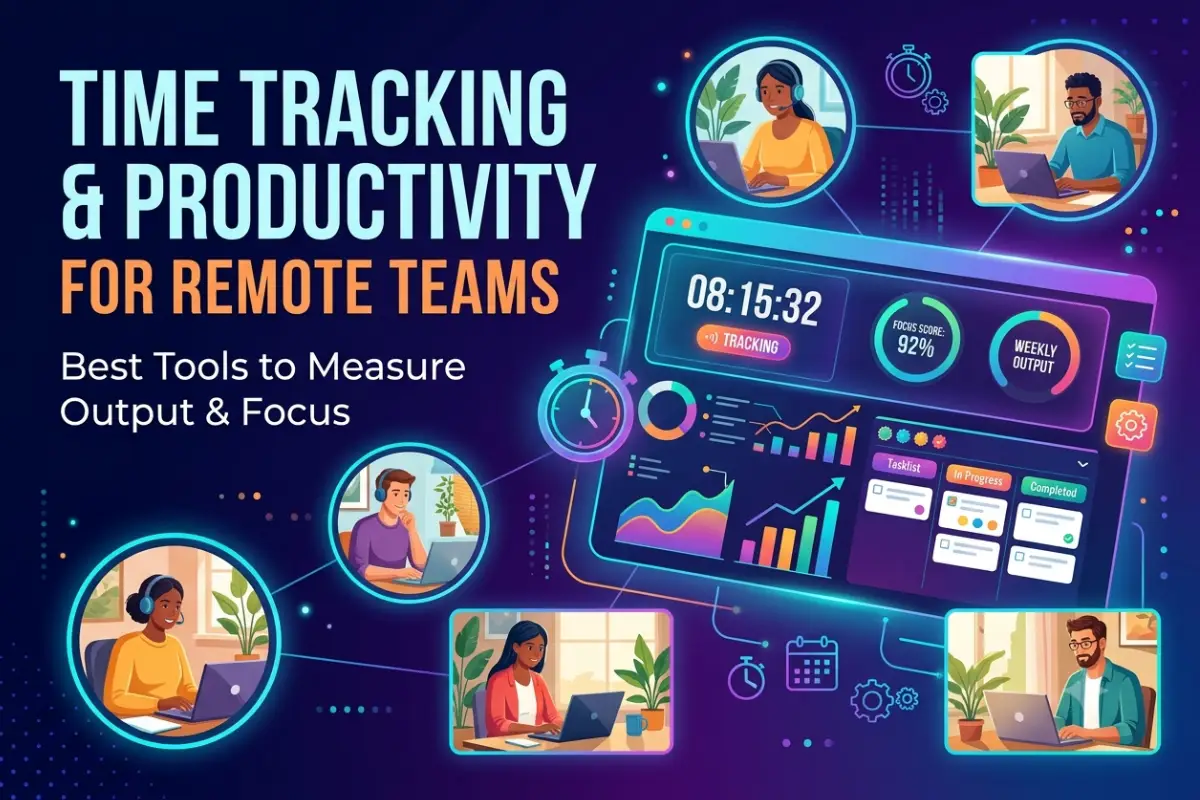 time tracking and productivity for remote teams