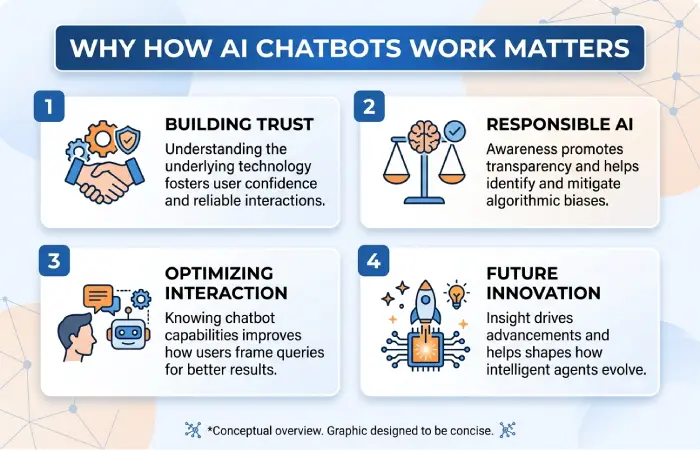 why how ai chatbots work matters