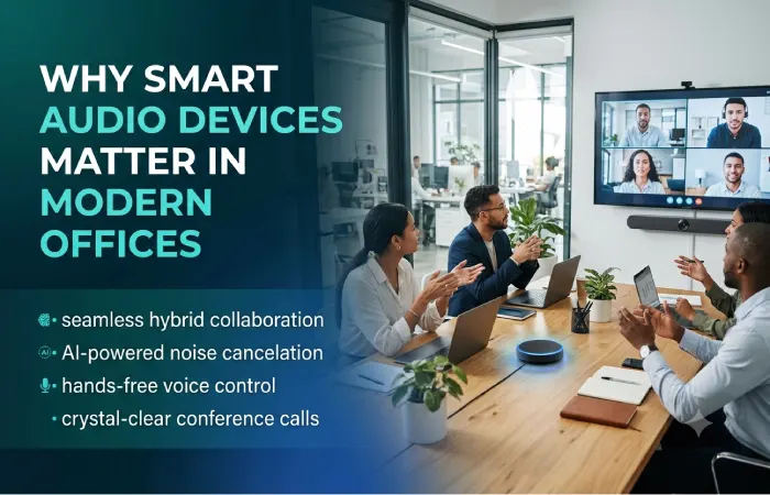 why smart audio devices matter in modern offices