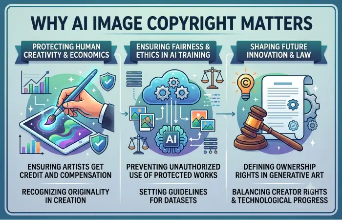 why ai image copyright matters